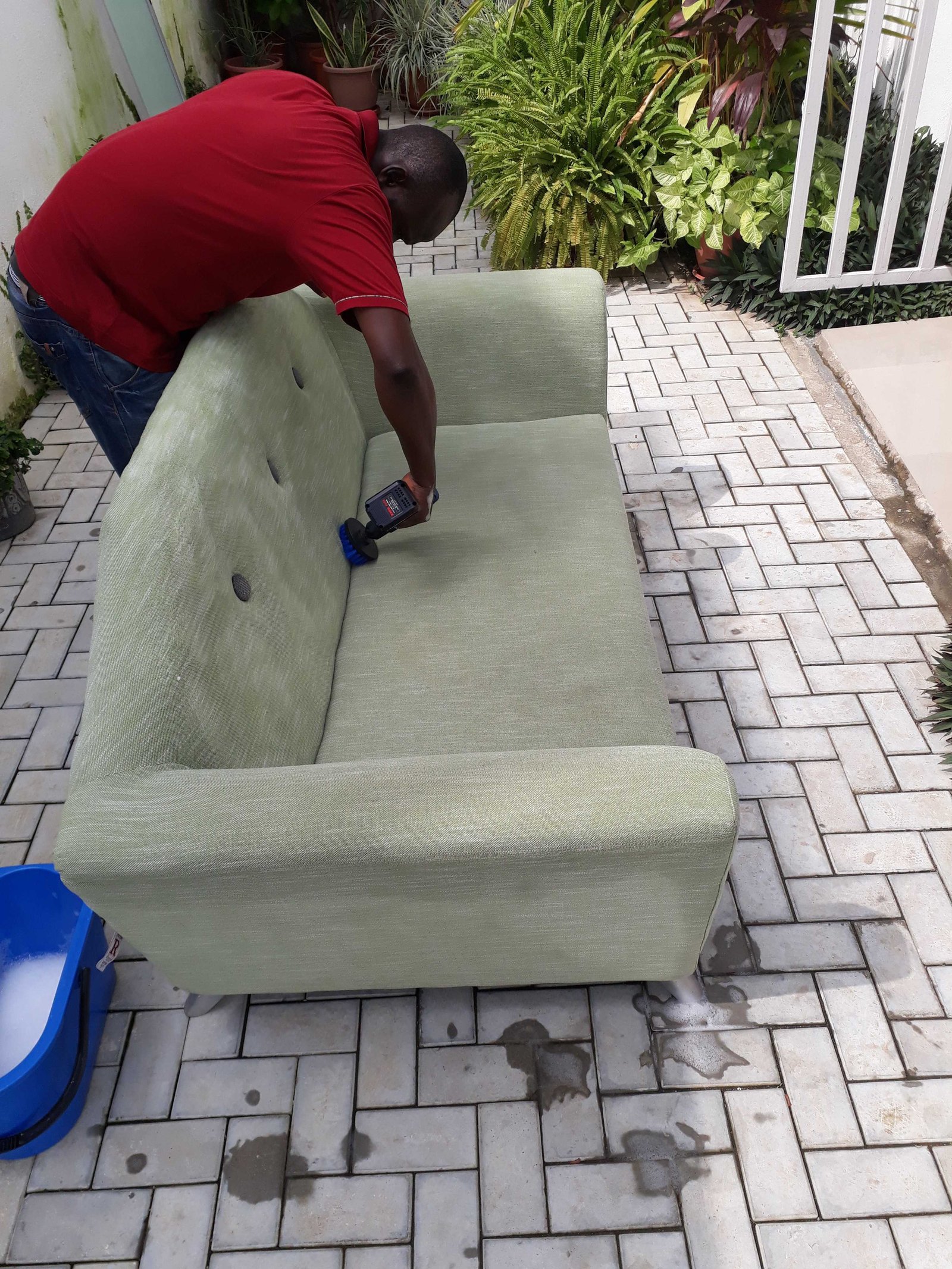 Professional sofa and upholstery deep cleaning by Dust and Wipes